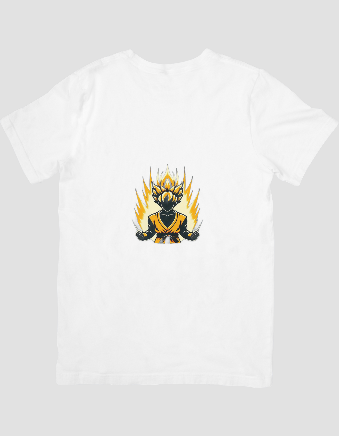 Goku Golden Color Animated T-shirt