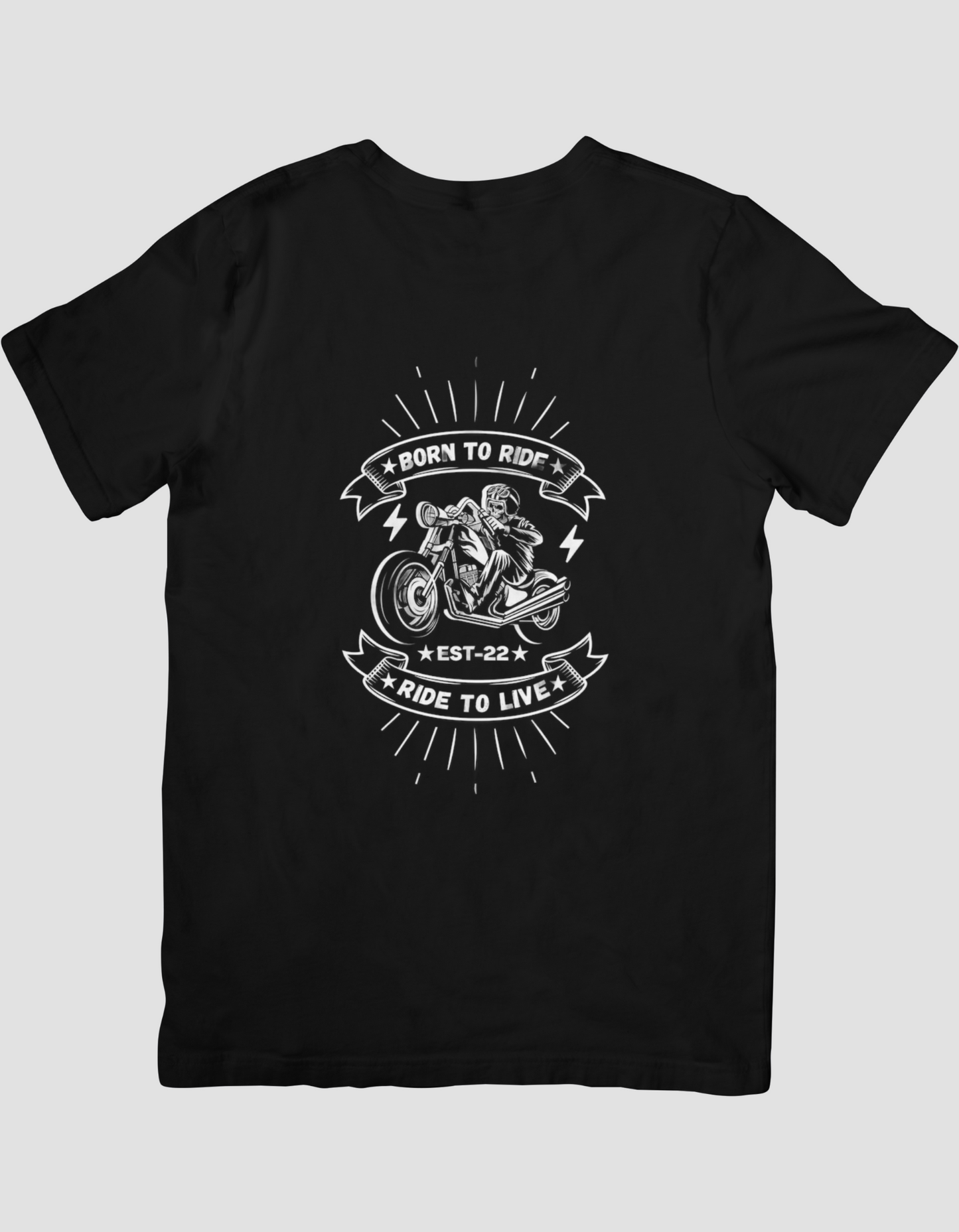 Ride to live black T-shirt
