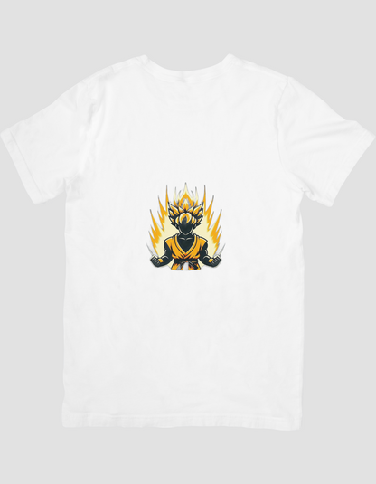 Goku Golden Color Animated T-shirt