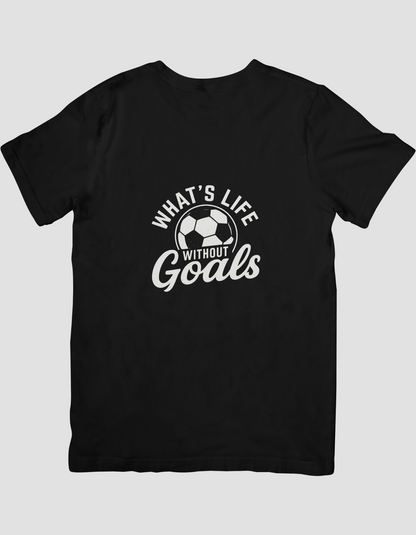 Goal Driven White and Black T-shirt