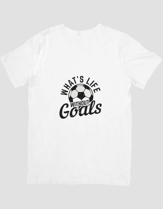 Goal Driven White and Black T-shirt