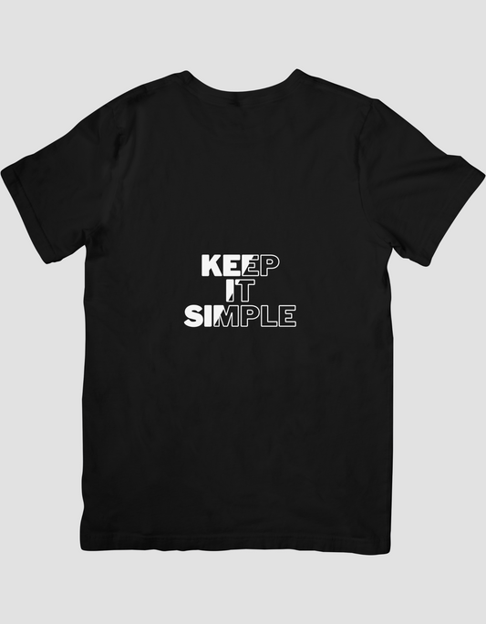 Black Simple Typography T-Shirt